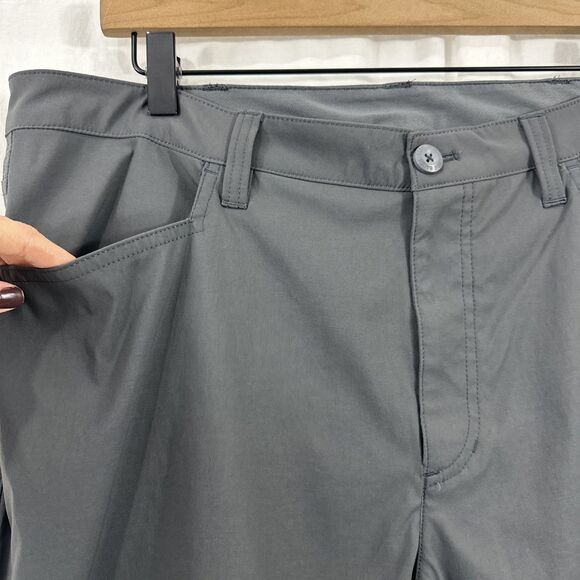 Eddie Bauer Mens Tech Gray Cargo Pants Size 36x30 Outdoor Gorpcore Hiking - Picture 6 of 10
